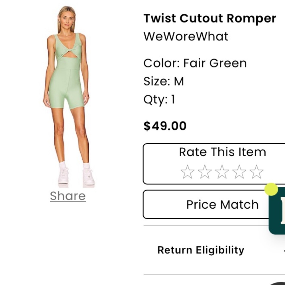 WeWoreWhat Romper